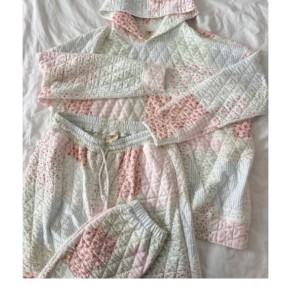 Last Pair Sunkissed Coconut “ Penny 3 “ Sun-kissed Coconut Quilted Joggers 64 - Picture 5 of 12